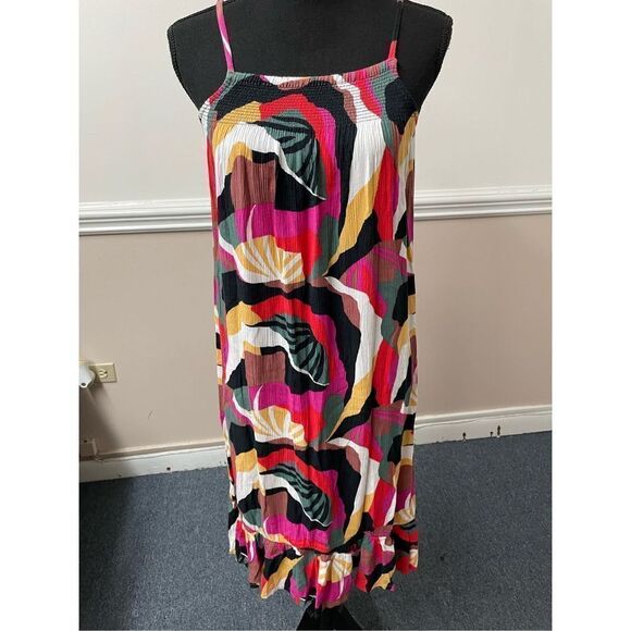 Billabong Girls Maxed Out Printed Maxi Dress with Adjustable Straps - Picture 1 of 6